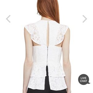 BCBGMaxAzria Tops - New with tags BCBG lace shirt. BCBGMaxAzria Tops - New with tags BCBG lace shirt.